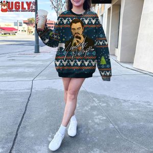 Leonardo DiCaprio Christmas Jumper Smoking Ugly Christmas Sweater