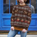 Leonardo Dicaprio Great Gatsby Wearing Santa Hat Funny Ugly Christmas Sweater 3 Uglychristmassweater.us 2023