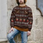 Leonardo Dicaprio Great Gatsby Wearing Santa Hat Funny Ugly Christmas Sweater 4 Uglychristmassweater.us 2023