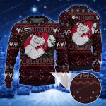Funny Georgia Bulldogs Laurel Wreath Ugly Sweater Classic Black And Red Uglychristmassweater.us 2023