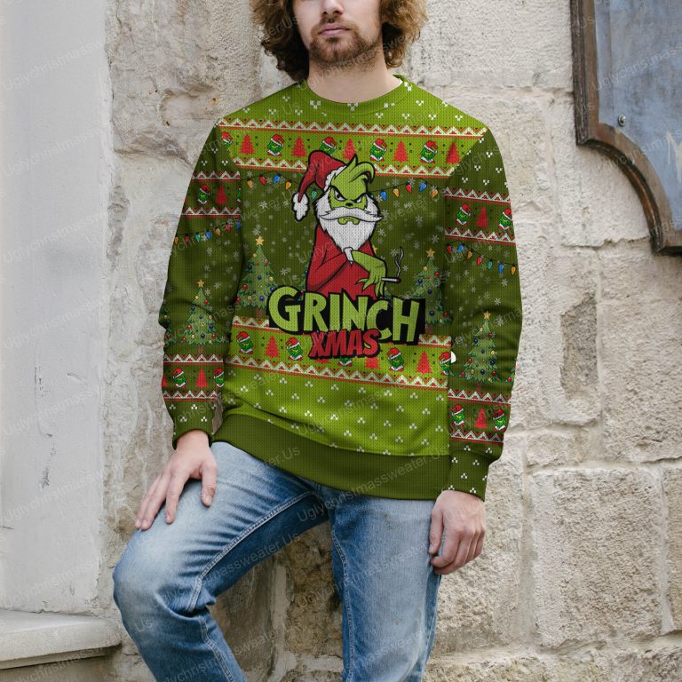 Grinch I Love Christmas Sweater Holiday Xmas 4 Uglychristmassweater.us 2023