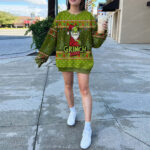 Grinch I Love Christmas Sweater Holiday Xmas