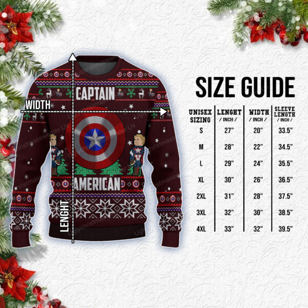 Lego Shield Marvel Captain America Holiday Sweater
