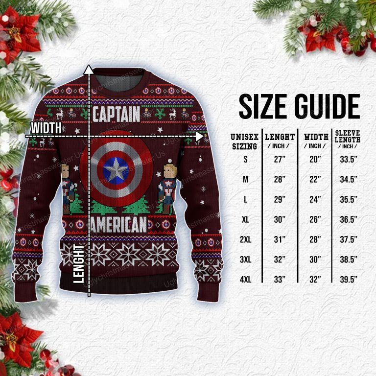 Lego Shield Marvel Captain America Holiday Sweater 7 Uglychristmassweater.us 2023