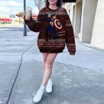 Marvel Legends Captain America Chirstmas Sweater 6 Uglychristmassweater.us 2023