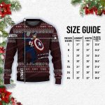 Marvel Legends Captain America Chirstmas Sweater 7 Uglychristmassweater.us 2023