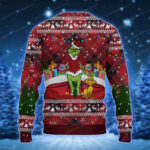 The Grinch And Max Dog Christmas Sweater Red