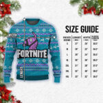 Unicorn And Fortnite Logo Ugly Xmas Sweater