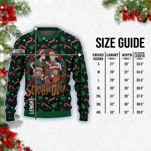 Scooby-Doo Team Winter Holiday Xmas Ugly Sweater