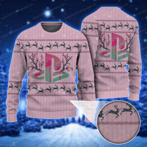 Sony PlayStation Pullover Xmas Holiday Ugly Sweater