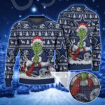 Grinch Snowman Dallas Cowboys Football And Helmet Ugly Xmas Sweater