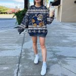 Santa Claus Dallas Cowboys Holding Football American Helmet Pattern Ugly Sweater 5 - Uglychristmassweater.us