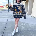 Santa Claus Dallas Cowboys Holding Football American Helmet Pattern Ugly Sweater 6 - Uglychristmassweater.us