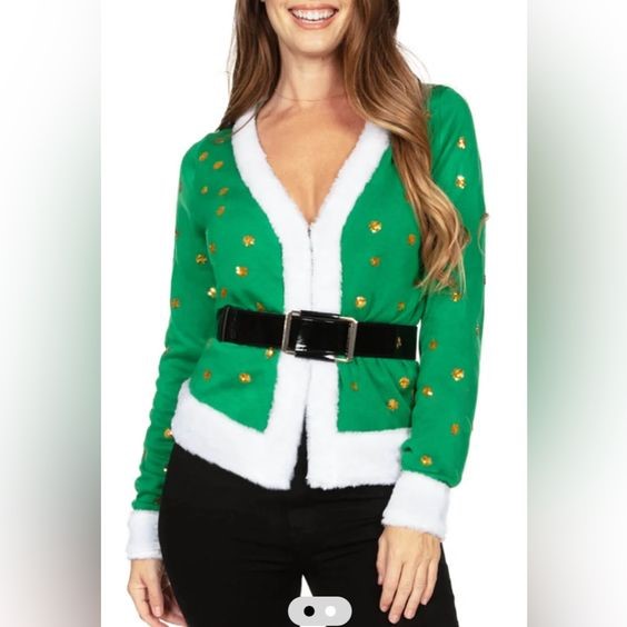 Ugly Sweater With A Belt