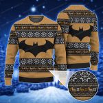Dark Knight Reindeer Ride Batman Ugly Christmas Sweater - Ugly Christmas Sweater