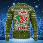 Funny Santa Trump Flying Christmas Trees Ugly Holiday Sweater 2 - Ugly Christmas Sweater