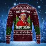 Funny Political Christmas Gift Donald Trump Santa Make Christmas Great Again Sweater 2 - Ugly Christmas Sweater