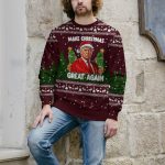 Funny Political Christmas Gift Donald Trump Santa Make Christmas Great Again Sweater 4 - Ugly Christmas Sweater